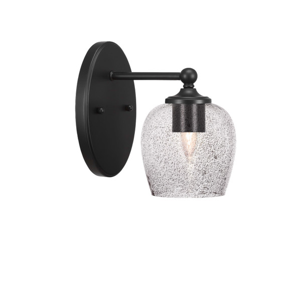 Toltec Lighting - 5911-MB-4812 - One Light Wall Sconce - Capri - Matte Black