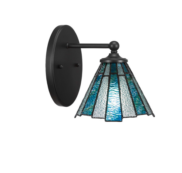 Toltec Lighting - 5911-MB-9325 - One Light Wall Sconce - Capri - Matte Black