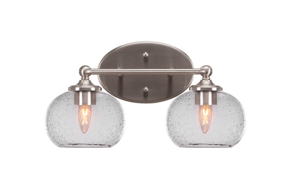 Toltec Lighting - 5912-BN-202 - Two Light Bath Bar - Capri - Brushed Nickel