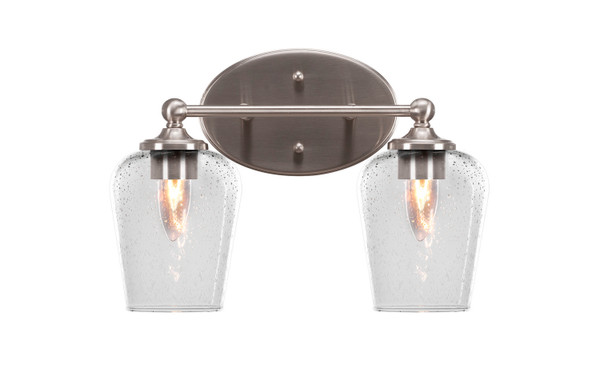 Toltec Lighting - 5912-BN-210 - Two Light Bath Bar - Capri - Brushed Nickel