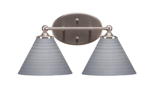 Toltec Lighting - 5912-BN-4052 - Two Light Bath Bar - Capri - Brushed Nickel