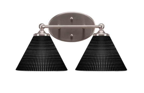 Toltec Lighting - 5912-BN-4059 - Two Light Bath Bar - Capri - Brushed Nickel