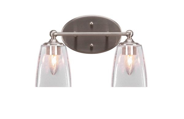 Toltec Lighting - 5912-BN-461 - Two Light Bath Bar - Capri - Brushed Nickel
