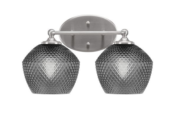Toltec Lighting - 5912-BN-4622 - Two Light Bath Bar - Capri - Brushed Nickel