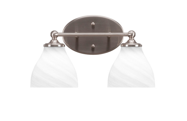 Toltec Lighting - 5912-BN-4761 - Two Light Bath Bar - Capri - Brushed Nickel