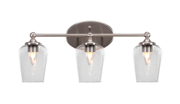 Toltec Lighting - 5913-BN-210 - Three Light Bath Bar - Capri - Brushed Nickel