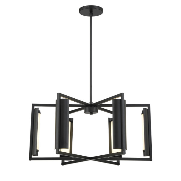 George Kovacs - P1558-66A-L - LED Pendant - Trizay - Coal Black