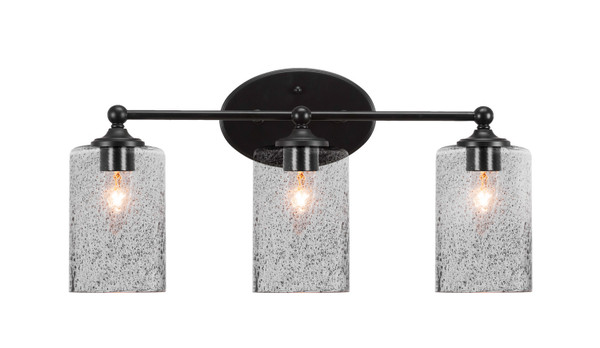 Toltec Lighting - 5913-MB-3002 - Three Light Bath Bar - Capri - Matte Black