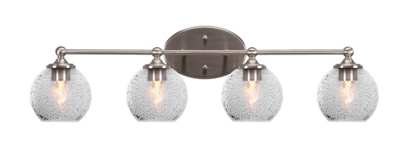 Toltec Lighting - 5914-BN-4102 - Four Light Bath Bar - Capri - Brushed Nickel