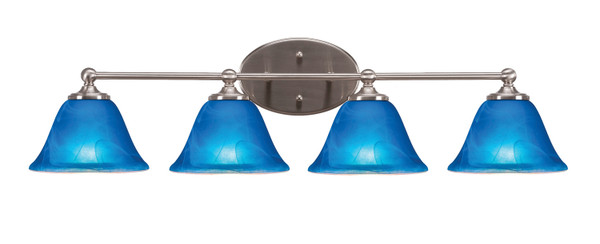 Toltec Lighting - 5914-BN-4155 - Four Light Bath Bar - Capri - Brushed Nickel