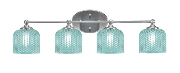 Toltec Lighting - 5914-BN-4615 - Four Light Bath Bar - Capri - Brushed Nickel