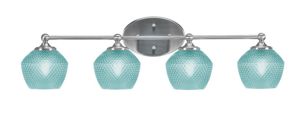 Toltec Lighting - 5914-BN-4625 - Four Light Bath Bar - Capri - Brushed Nickel