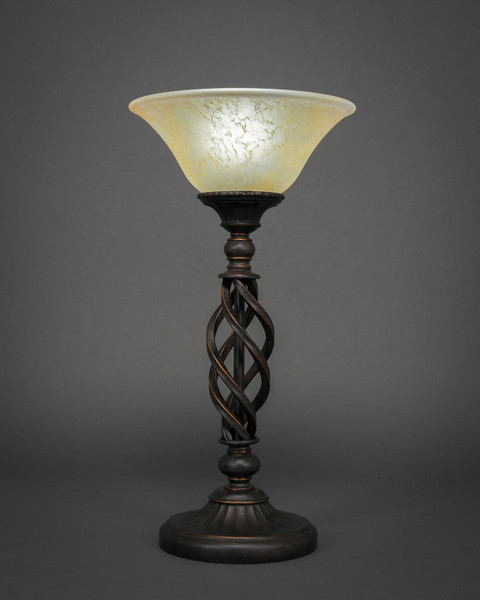Toltec Lighting - 63-DG-513 - One Light Table Lamp - Eleganté - Dark Granite