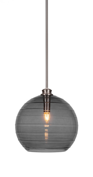 Toltec Lighting - 70-BN-5142 - One Light Pendant - Malena - Brushed Nickel