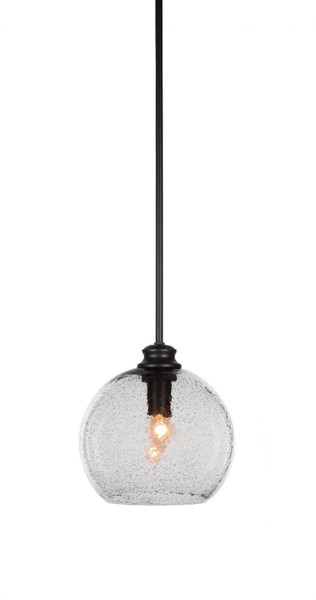 Toltec Lighting - 71-MB-4352 - One Light Pendant - Kimbro - Matte Black