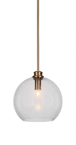 Toltec Lighting - 71-NAB-4370 - One Light Pendant - Kimbro - New Age Brass