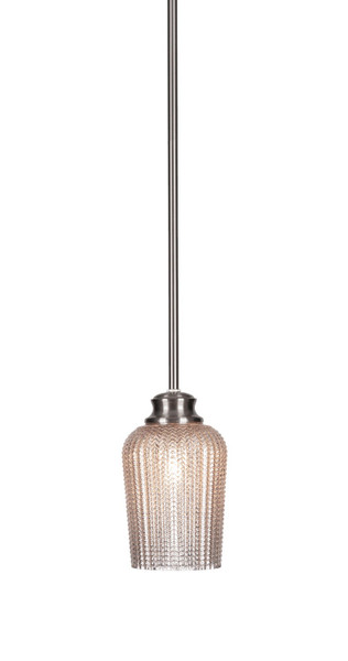Toltec Lighting - 72-BN-4253 - One Light Pendant - Cordova - Brushed Nickel