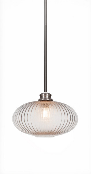 Toltec Lighting - 72-BN-4658 - One Light Pendant - Carina - Brushed Nickel