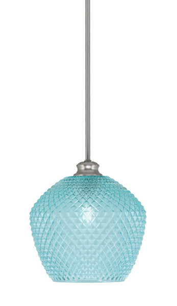 Toltec Lighting - 72-BN-4925 - One Light Pendant - Zola - Brushed Nickel