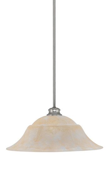 Toltec Lighting - 72-BN-53813 - One Light Pendant - Stem - Brushed Nickel