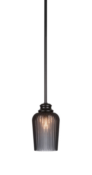 Toltec Lighting - 72-MB-4252 - One Light Pendant - Cordova - Matte Black