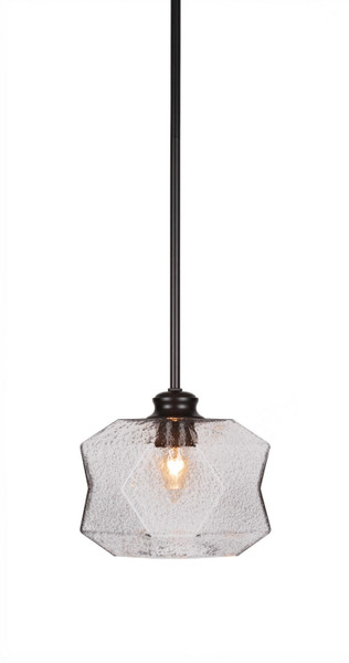 Toltec Lighting - 72-MB-4492 - One Light Pendant - Rocklin - Matte Black
