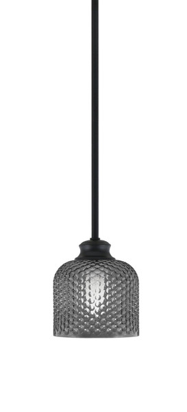 Toltec Lighting - 72-MB-4612 - One Light Pendant - Zola - Matte Black