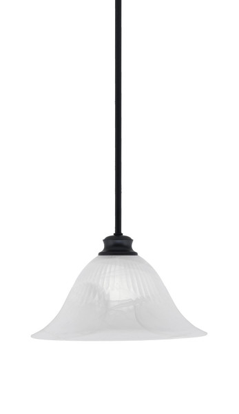 Toltec Lighting - 72-MB-5831 - One Light Pendant - Stem - Matte Black