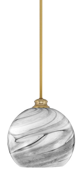 Toltec Lighting - 72-NAB-4359 - One Light Pendant - Kimbro - New Age Brass