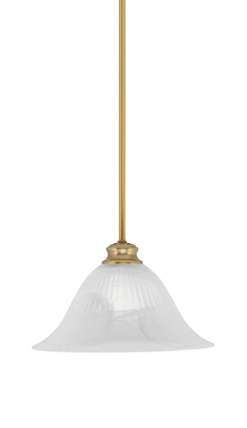 Toltec Lighting - 72-NAB-5831 - One Light Pendant - Stem - New Age Brass