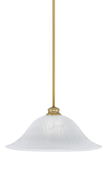 Toltec Lighting - 72-NAB-5881 - One Light Pendant - Stem - New Age Brass