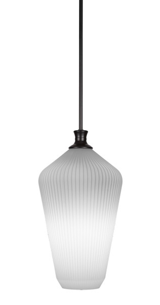 Toltec Lighting - 73-MB-4651 - One Light Pendant - Carina - Matte Black