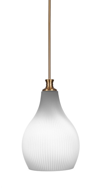 Toltec Lighting - 73-NAB-4661 - One Light Pendant - Carina - New Age Brass