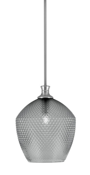 Toltec Lighting - 75-BN-4222 - One Light Pendant - Zola - Brushed Nickel