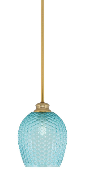 Toltec Lighting - 75-NAB-4905 - One Light Pendant - Zola - New Age Brass
