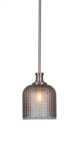 Toltec Lighting - 76-BN-4912 - One Light Pendant - Zola - Brushed Nickel