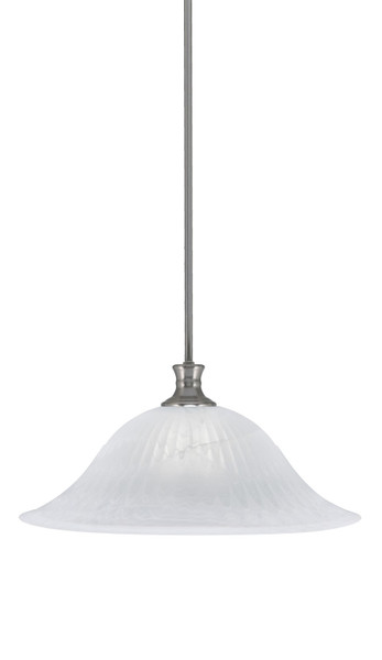 Toltec Lighting - 76-BN-5881 - One Light Pendant - Stem - Brushed Nickel