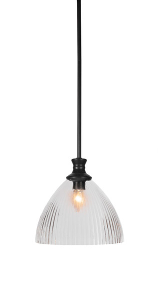 Toltec Lighting - 76-MB-4630 - One Light Pendant - Carina - Matte Black
