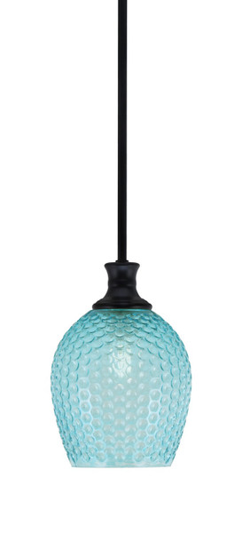 Toltec Lighting - 76-MB-4905 - One Light Pendant - Zola - Matte Black