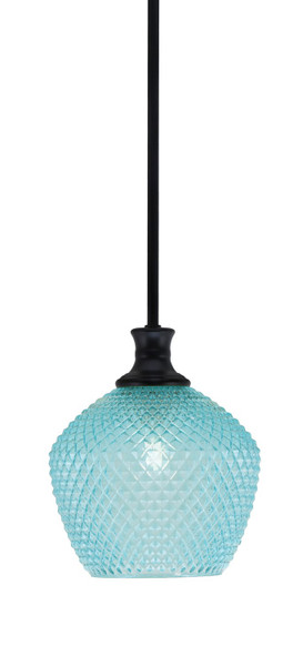 Toltec Lighting - 76-MB-4925 - One Light Pendant - Zola - Matte Black