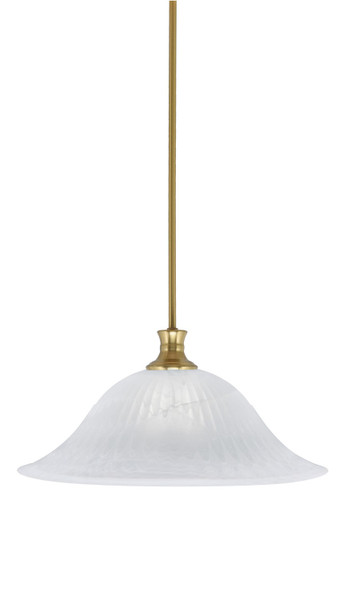Toltec Lighting - 76-NAB-5881 - One Light Pendant - Stem - New Age Brass