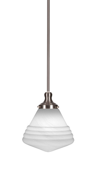 Toltec Lighting - 79-BN-4711 - One Light Pendant - Juno - Brushed Nickel