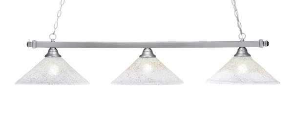 Toltec Lighting - 803-BN-714 - Three Light Bar - Square - Brushed Nickel