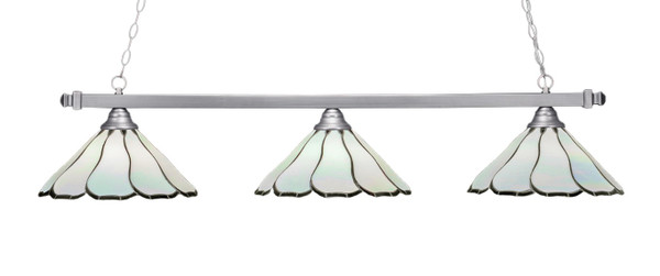 Toltec Lighting - 803-BN-912 - Three Light Bar - Square - Brushed Nickel