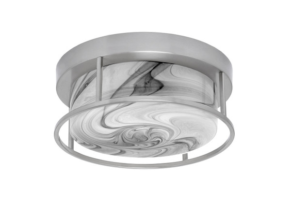 Toltec Lighting - 812-BN-9 - Two Light Flush Mount - Flush Mounts - Brushed Nickel