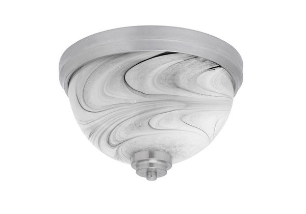 Toltec Lighting - 822-BN-9 - Two Light Flush Mount - Flush Mounts - Brushed Nickel