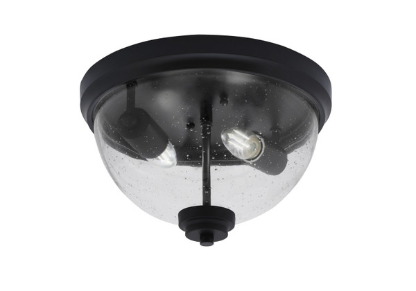 Toltec Lighting - 822-MB-0 - Two Light Flush Mount - Flush Mounts - Matte Black