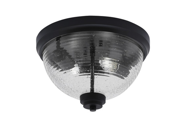 Toltec Lighting - 822-MB-8 - Two Light Flush Mount - Flush Mounts - Matte Black