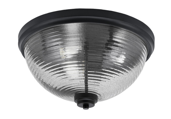Toltec Lighting - 826-MB-7 - Three Light Flush Mount - Flush Mounts - Matte Black