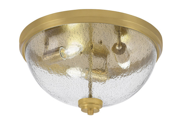 Toltec Lighting - 826-NAB-2 - Three Light Flush Mount - Flush Mounts - New Age Brass